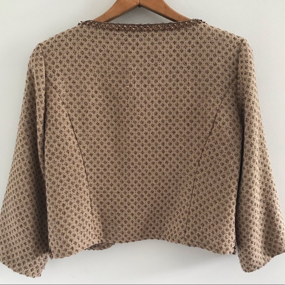 Cropped Tweed Jacket/Cardigan - Picture 2 of 5